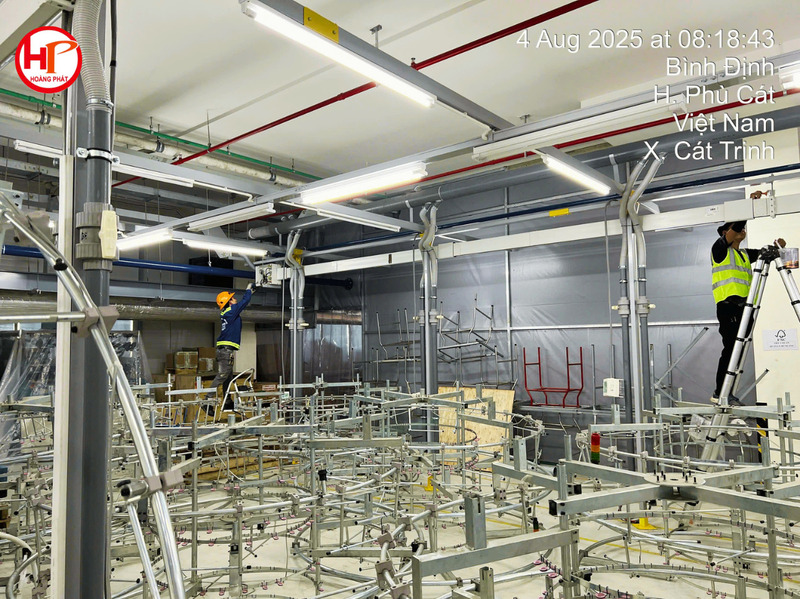 Hình ảnh thi công thực tế các công trình - Nhà Thầu Cơ Điện Hoàng Phát - Công Ty TNHH Kỹ Thuật - Công Nghệ Hoàng Phát